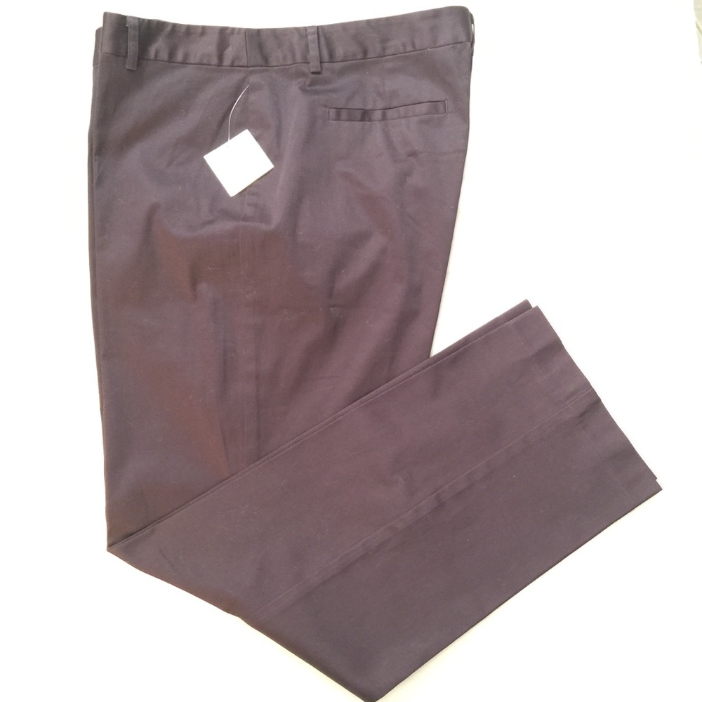 Kate Hill slacks pants chocolate brown sz 14  NWT